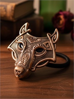 Резинка для волос Holyrus Волчица, бронзовая zak001br