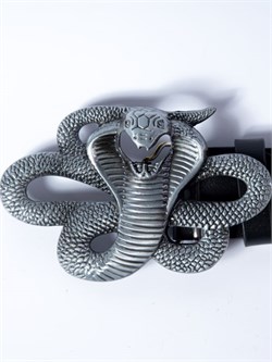 Мужской кожаный ремень Holyrus Кобра rem189