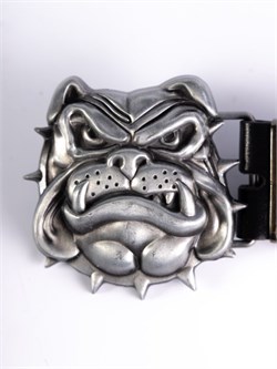 Мужской кожаный ремень Holyrus Бульдог rem190