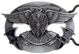 Ремень Holyrus Серафим натуральная кожа - пряжка крупно