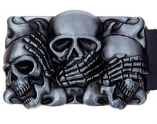 Ремень мужской Holyrus Не Вижу Не слышу Молчу - крупно