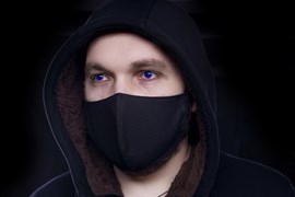 Маска многоразовая для защиты льняная 8803