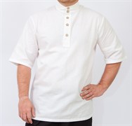 Рубаха Holyrus с коротким рукавом белая 8835