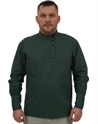 Косоворотка Holyrus Зелёный Стиль BLACK rub0604B