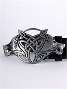 Мужской кожаный ремень Holyrus Кельтские Волки rem182